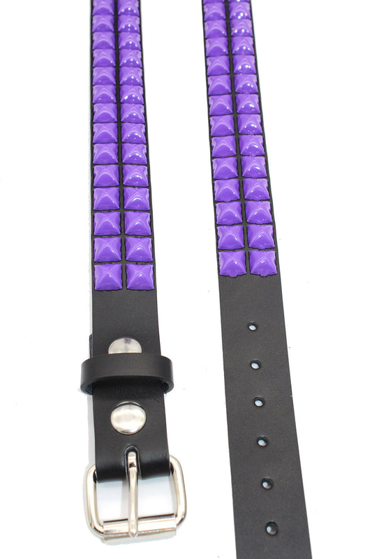 Punk Drunk Love Pyramid Stud Belt [VF PURPLE]