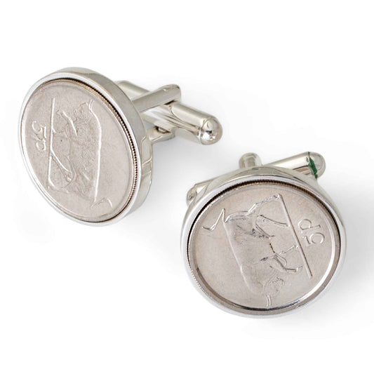 Irish 5 Pence Cufflinks
