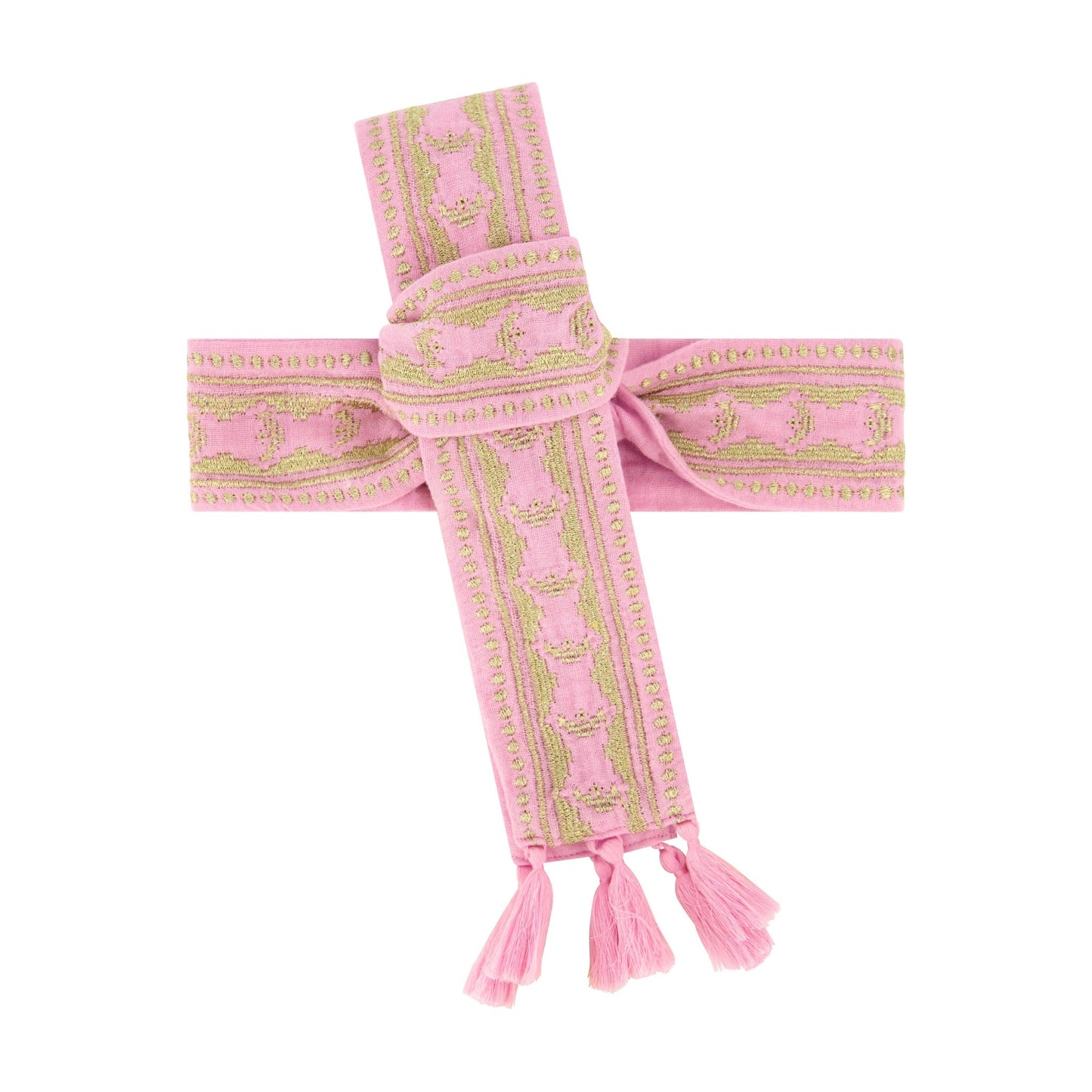 Embroidery Belt Rose Gold