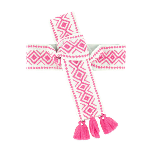 Embroidery Belt Sea Mist