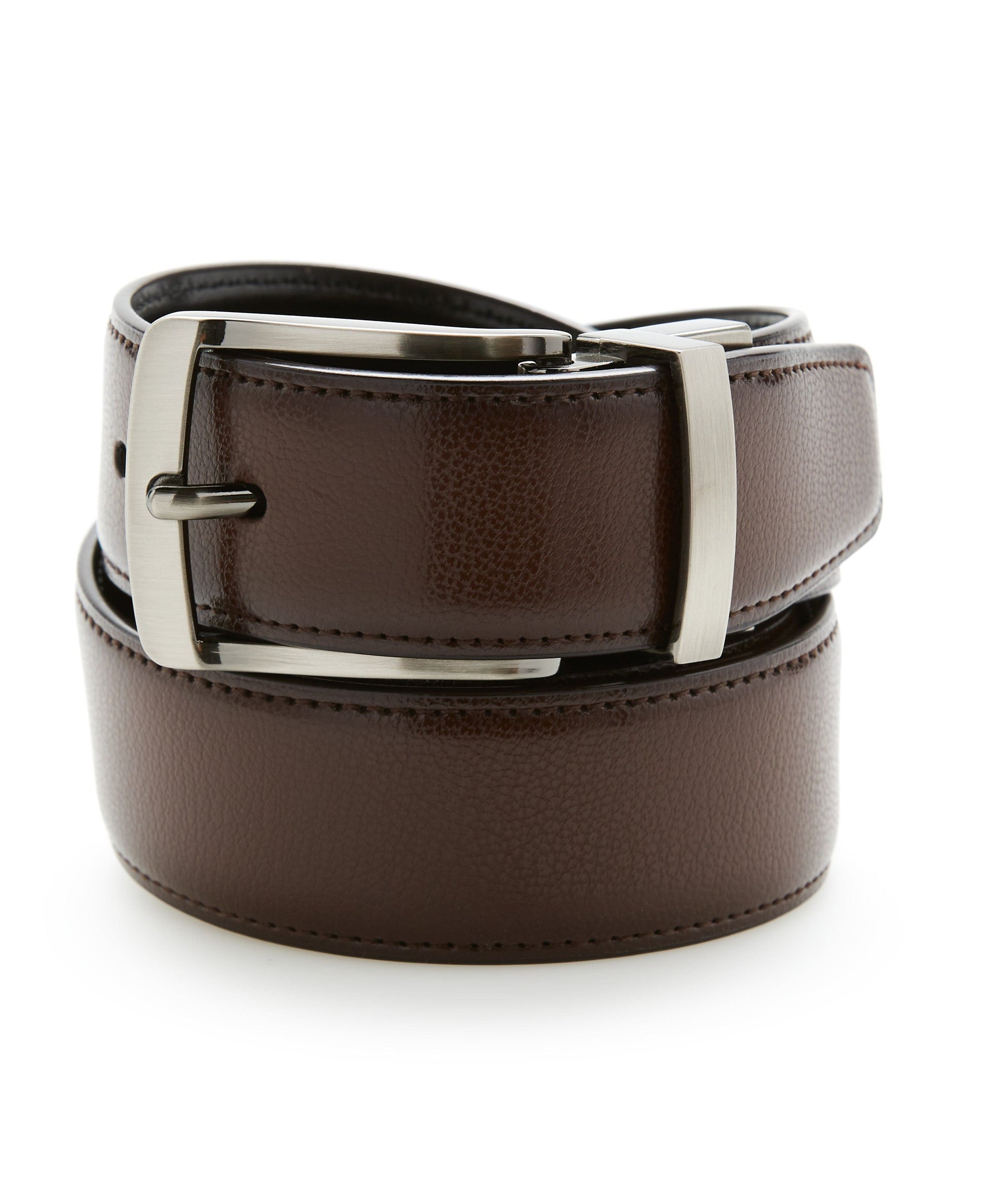 Burnished Edge Belt (Burnished Edge Brn/Blk)