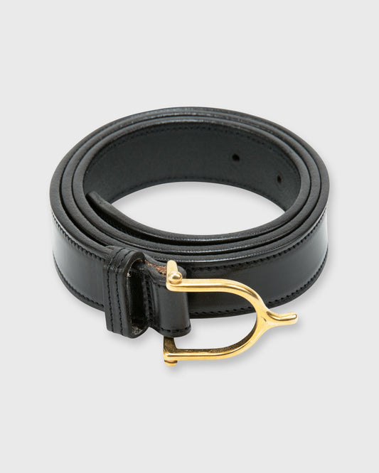 1" Spur Belt in Black Bridle
