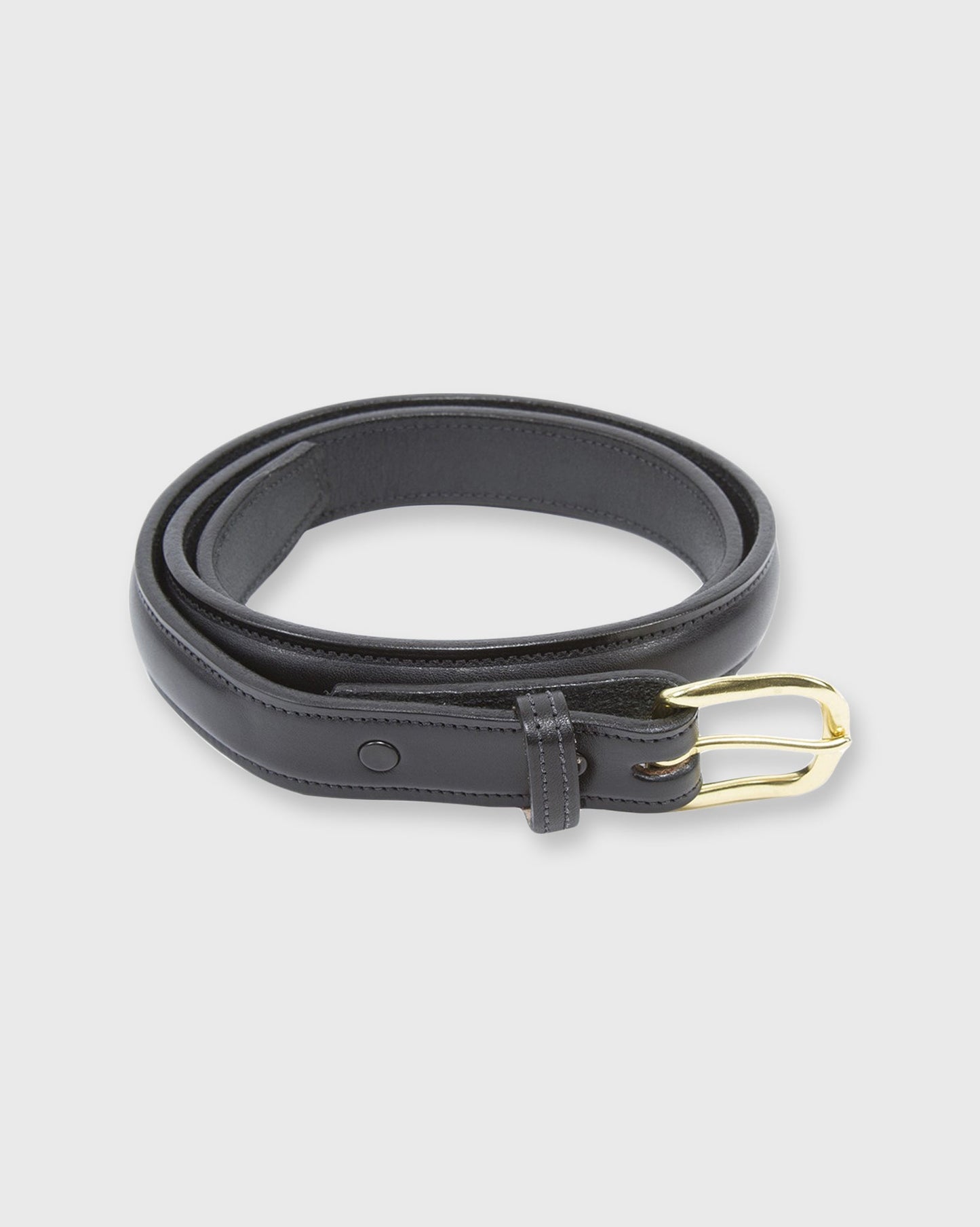 1" Bombay Stitch Belt in Black Bridle
