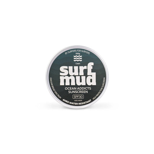 SURFMUD Ocean Addicts Sunscreen SPF 30 Tin 100g