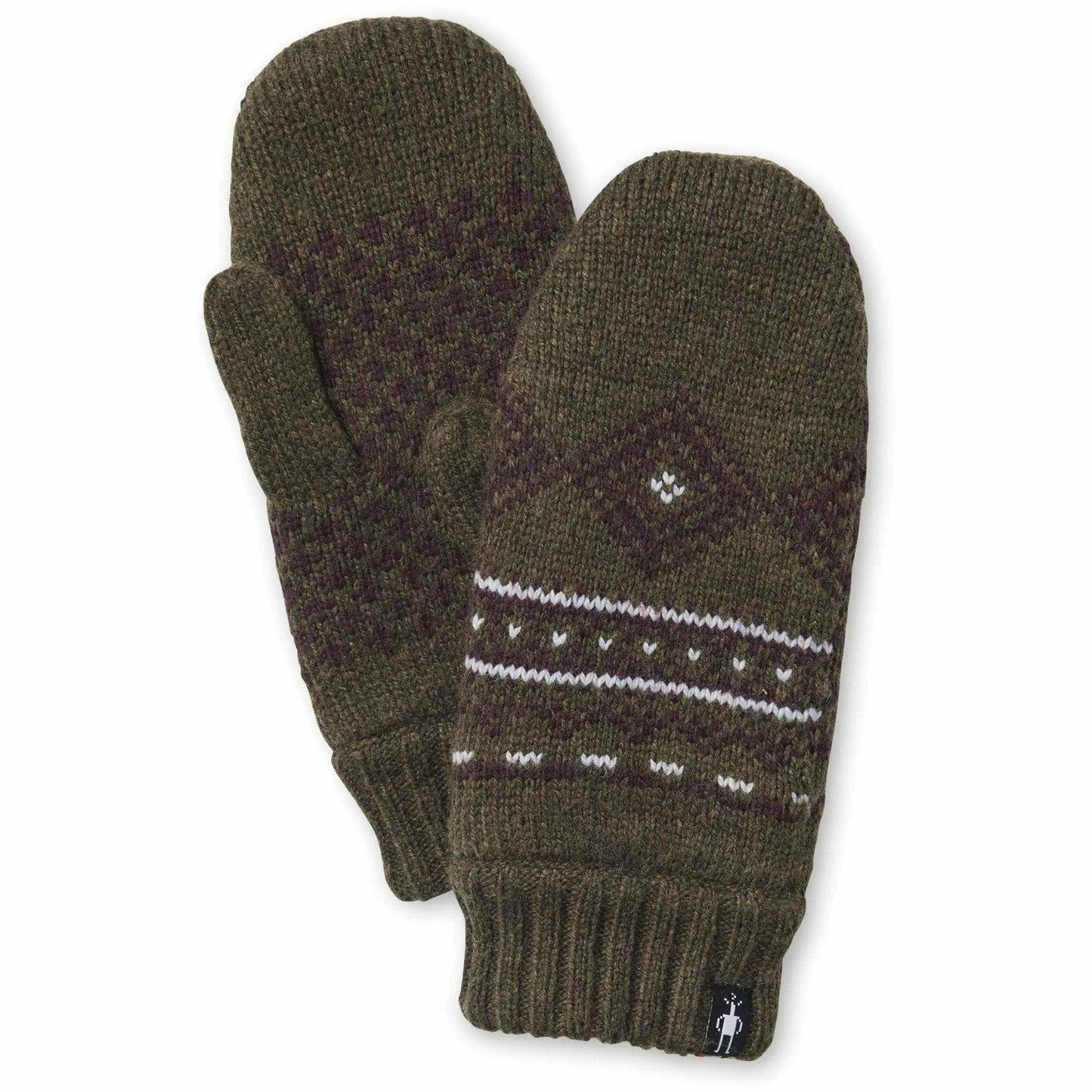 1 Hudson Trail Nordic Mittens  -  One Size 1 Most / Military Olive