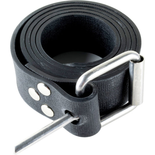 Deluxe Rubber Weightbelt with SS Marseillaise Buckle