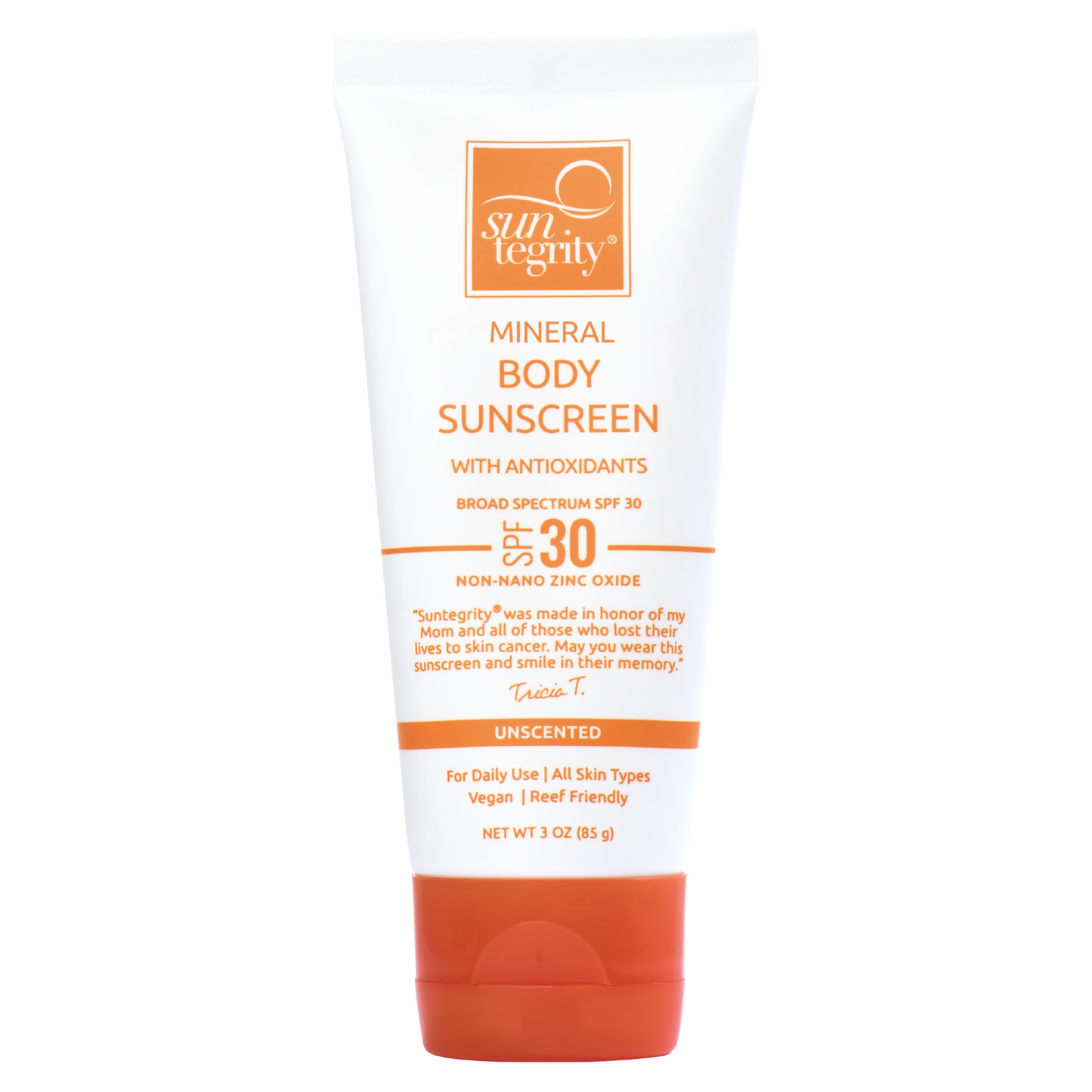 Suntegrity Mineral Sunscreen SPF 30 - UNSCENTED