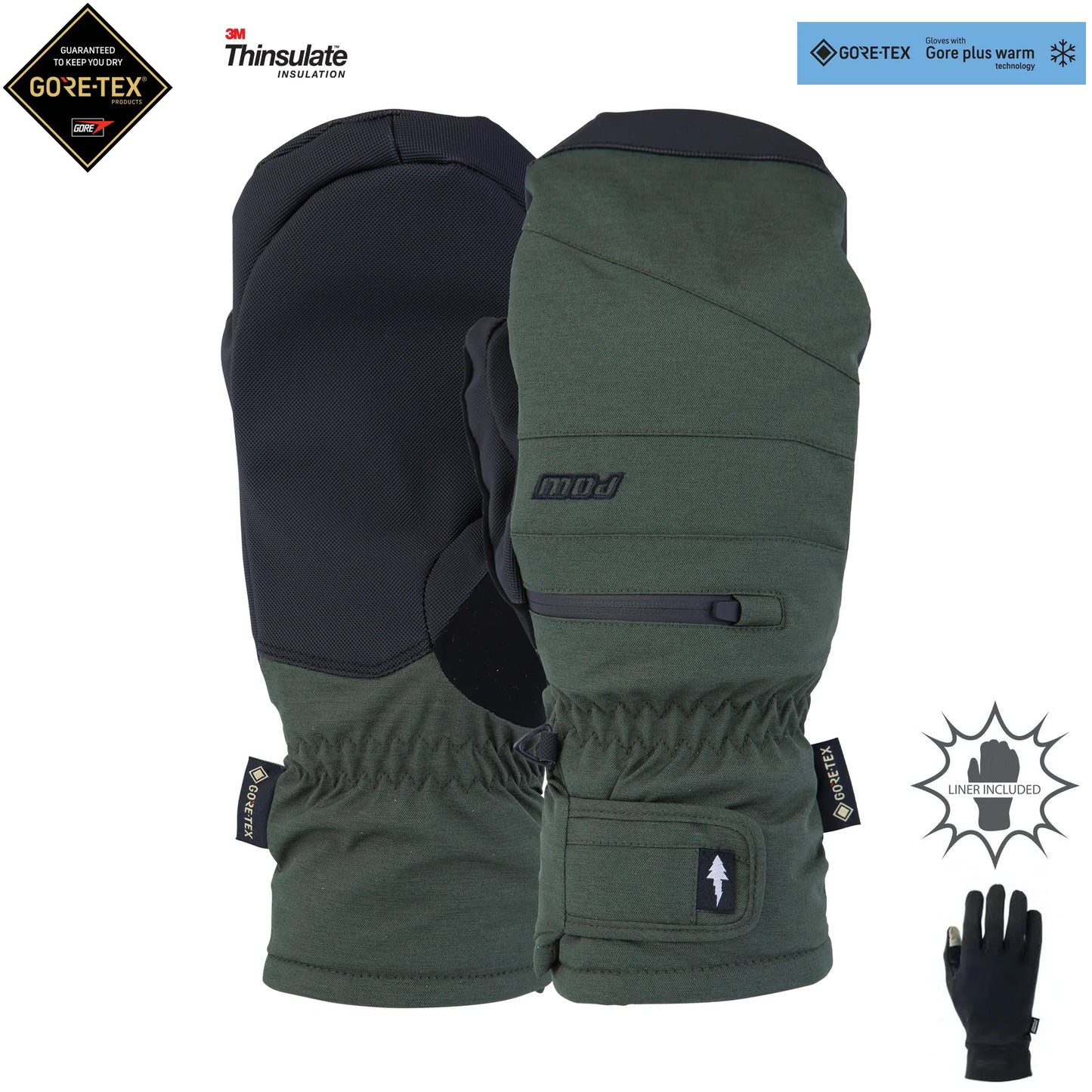 Pow Wayback GTX Mitt - Skiing