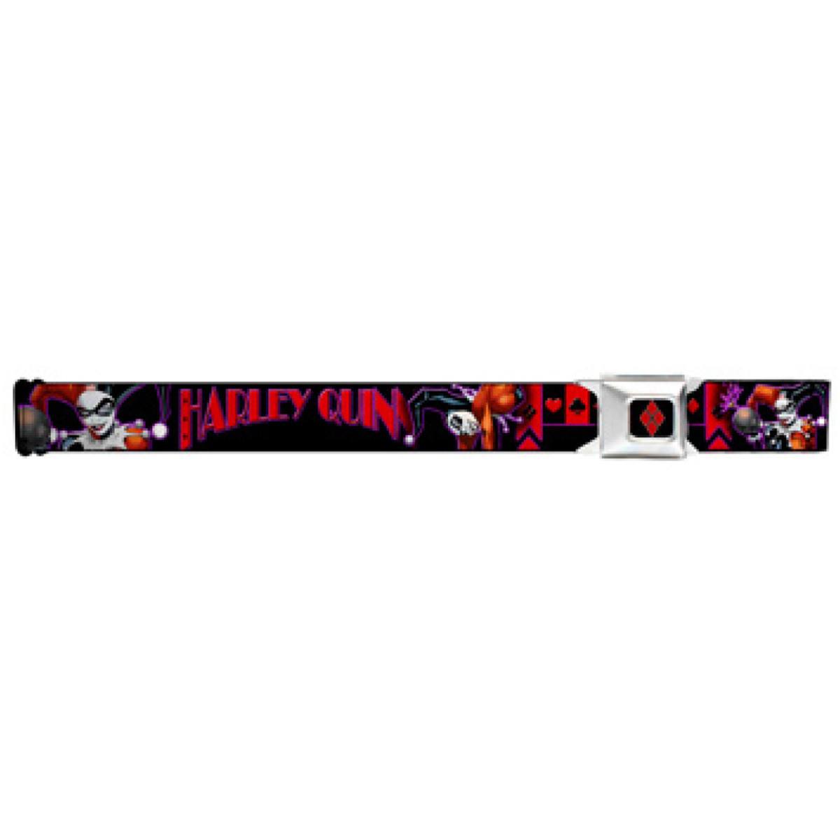 DC Comics Batman Harley Quinn Diamond Full Color Seatbelt Belt
