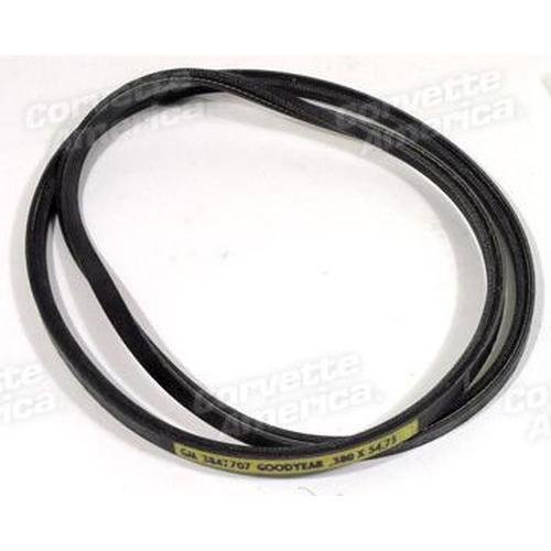 Corvette Belt. Generator 365HP W/O Air Conditioning & 375HP: 1964
