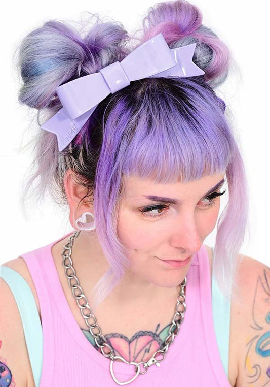 Candy Ribbon [Lavender] | BARRETTE
