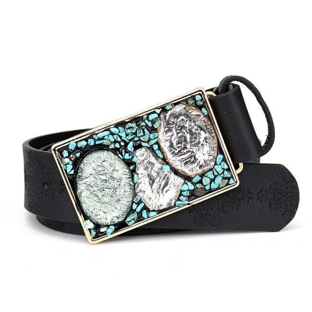 Wide Buckle Corset Belt