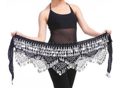 Golden Coins Sweet Belly Dance Hip Scarf Belt