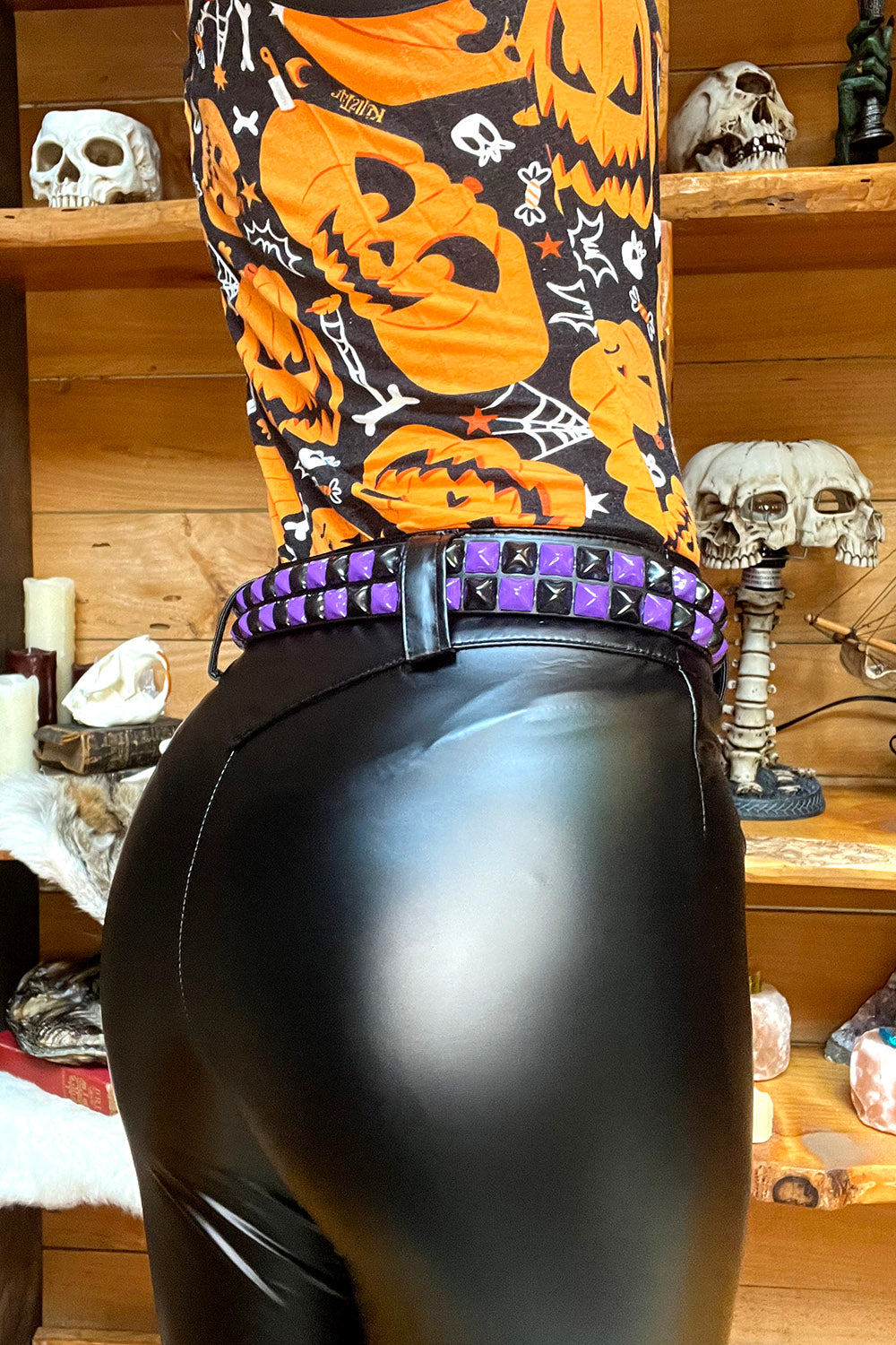 Open Casket Studded Belt [UNISEX]