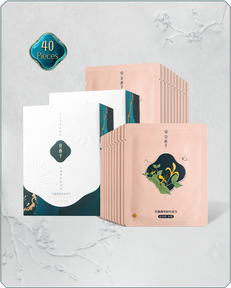 Floral Dew Care Makeup Remover Wipes-sku