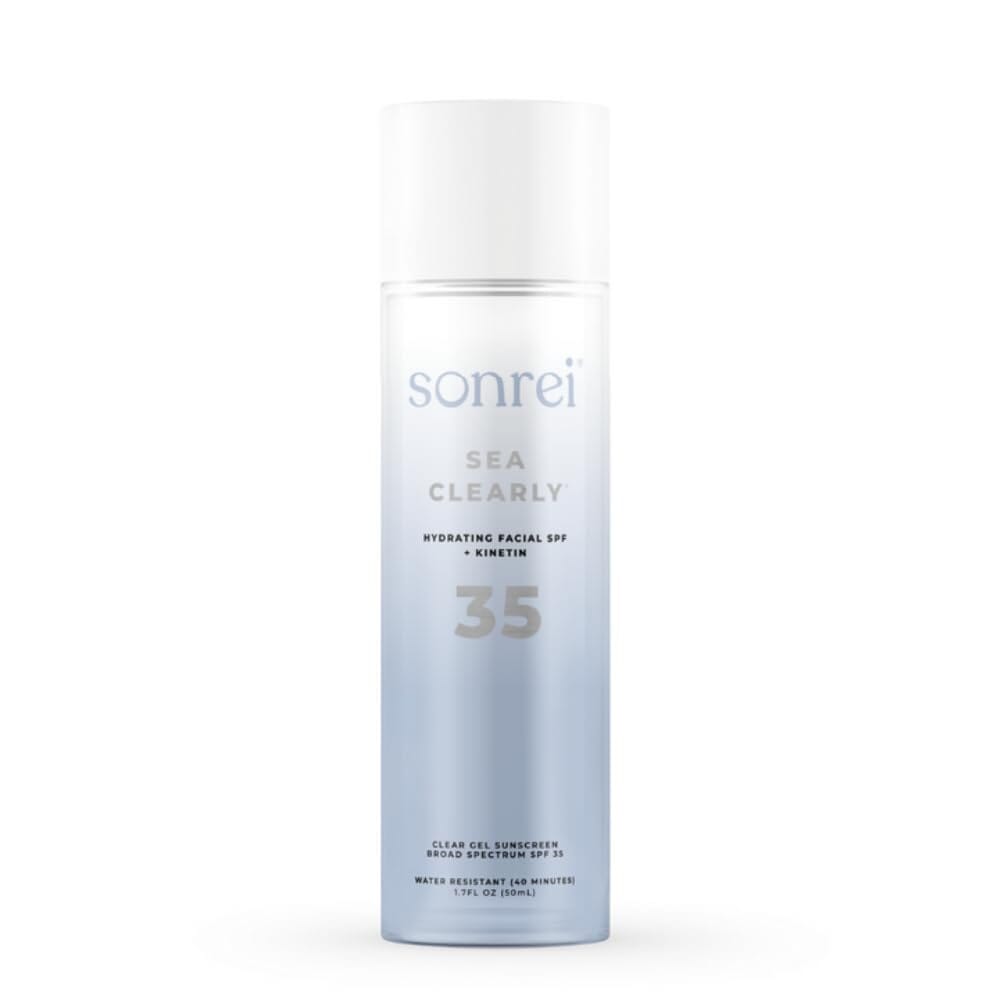 Sonrei Sea Clearly Hydrating Facial SPF 35 +Kinetin Clear Sunscreen Gel/Primer