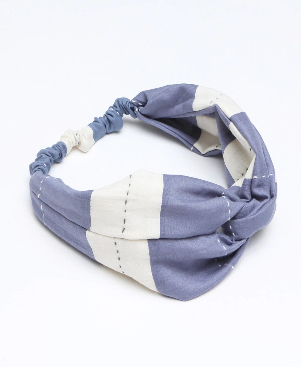 Stripe Twist Headband Hair Accessories Anchal Slate